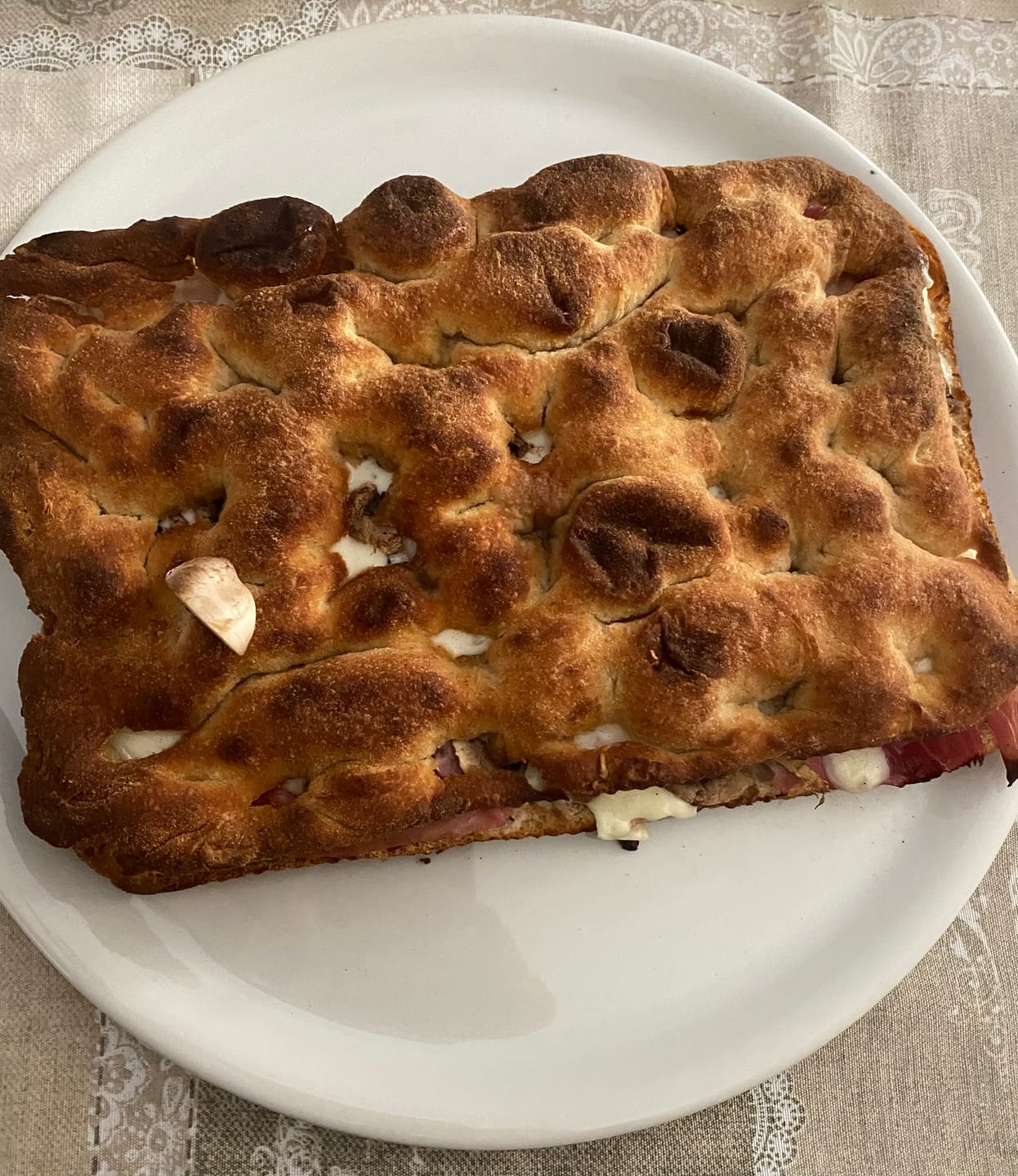 Customer photo review of Teglia Romana Integrale