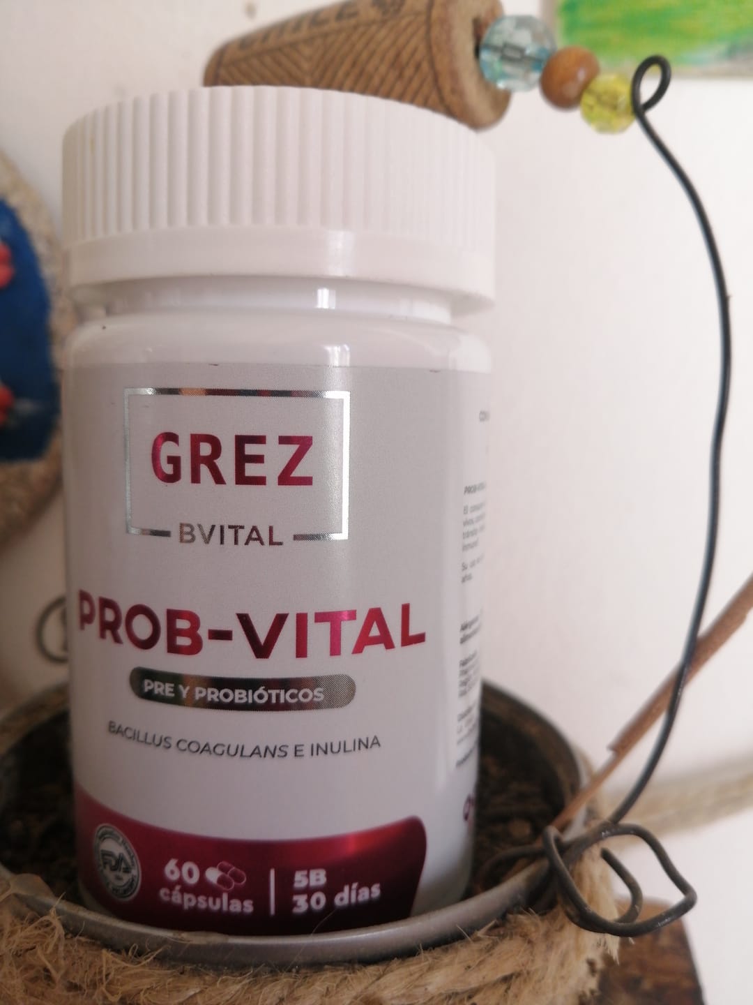 Customer photo review of PROB-VITAL - Simbiótico (Probióticos & prebióticos)