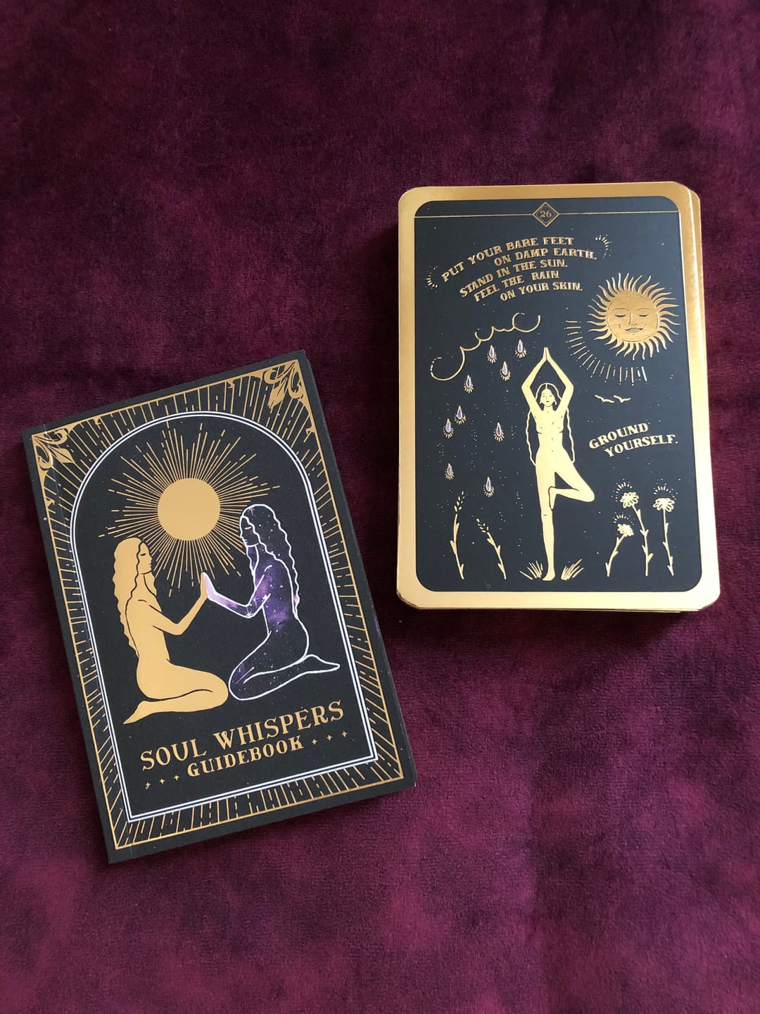 Customer photo review of Soul Whispers Card Deck