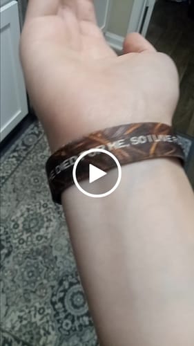 Customer video review of Crown of Thorns Wristband
