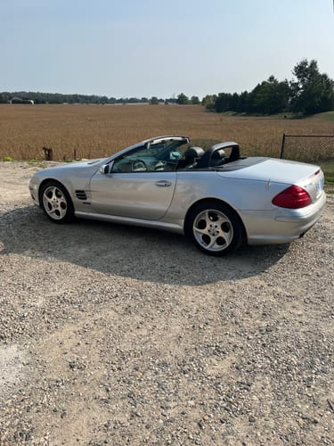 Customer photo review of 2003-2006 Mercedes-Benz SL500 4 Wheel Hydraulic Suspension Conversion/Delete Kit With Light Fix (MX14FM)