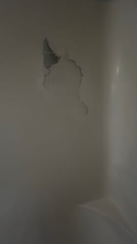 Cheryl R. review of Large Wall Damage - Tub and Shower Repair Kit image 1 out of 2