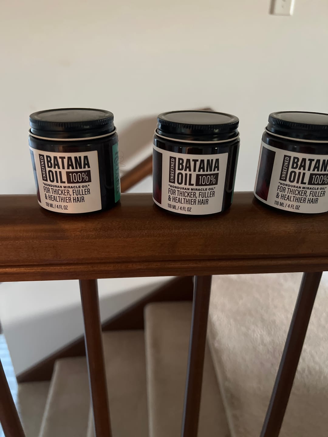 Customer photo review of 100% Unrefined Batana Oil 4 oz