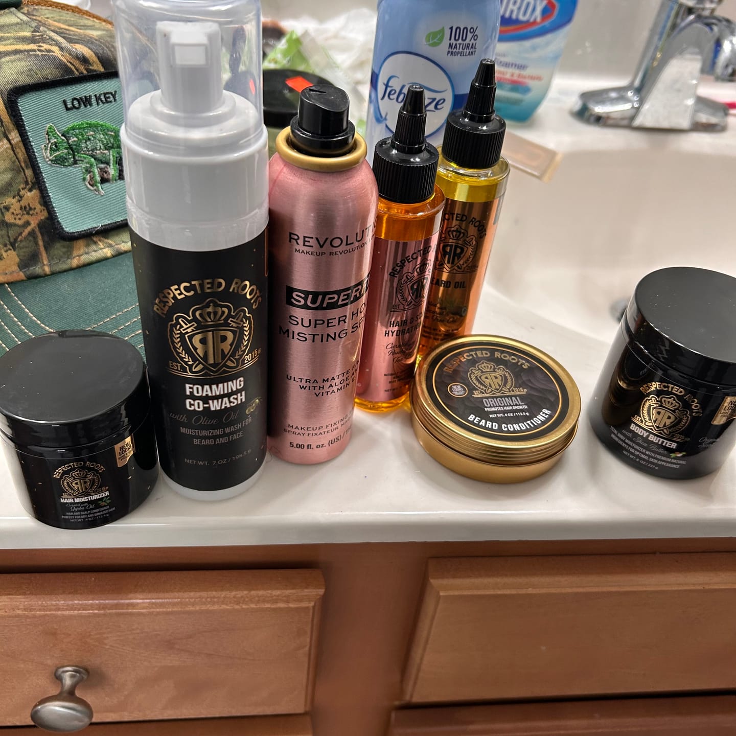 Customer photo review of Hair Oil & Hair Moisturizer Kit