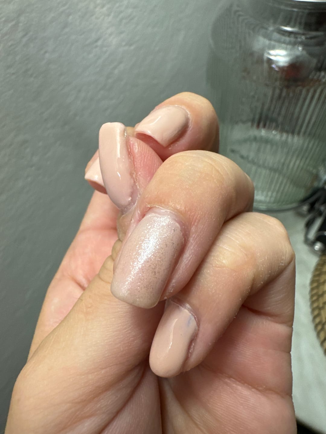 Customer photo review of Base Restructura - 10 ml Trasparente LCI