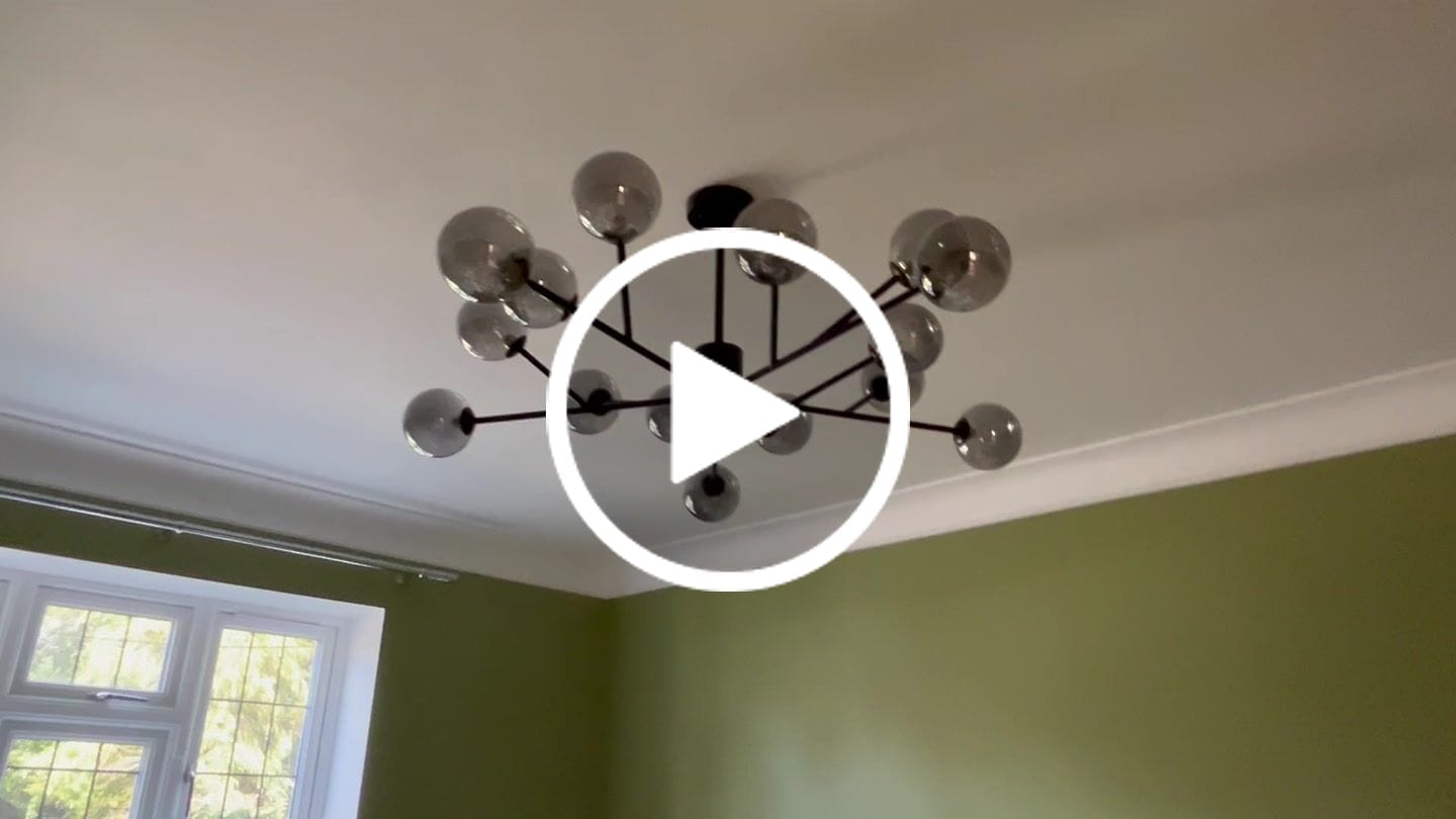 Customer video review of 15-Light Sputnik Modern Sphere Chandelier