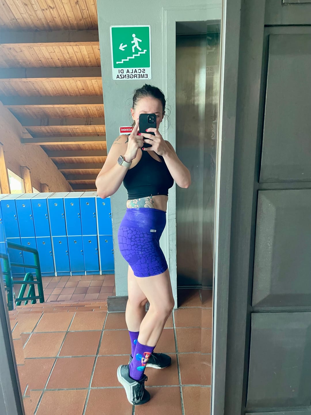 Customer photo review of Shorts All-up Cocco Viola