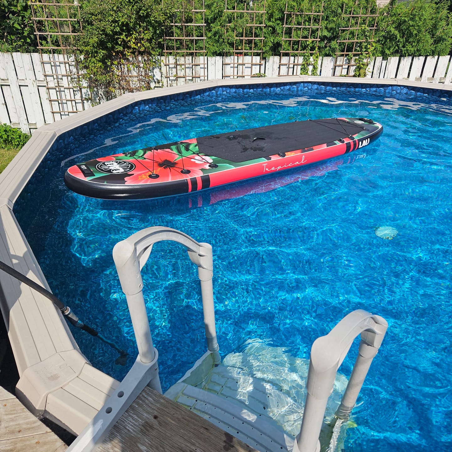 Customer photo review of Tropical- 10'6 All-around- Paddle board gonflable