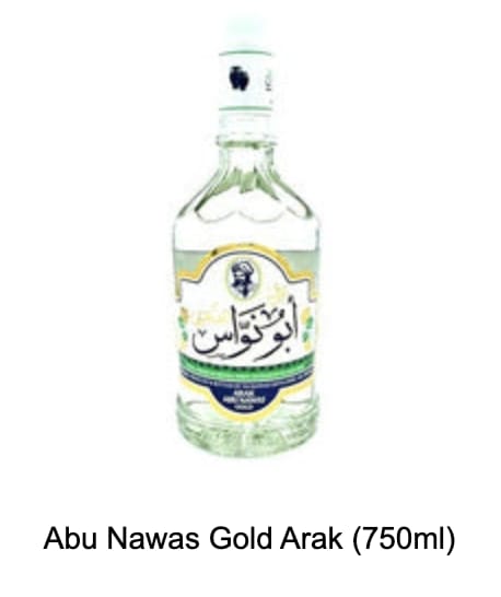 Customer photo review of Abu Nawas Gold Arak (750ml)