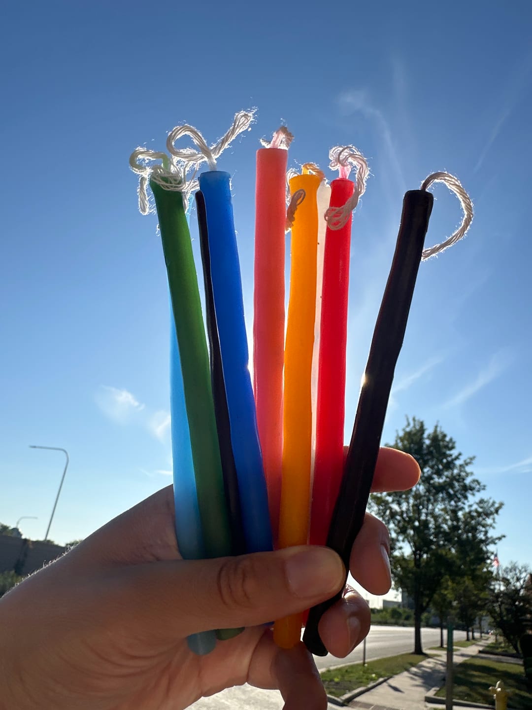 Customer photo review of Traditional Mayan Candles