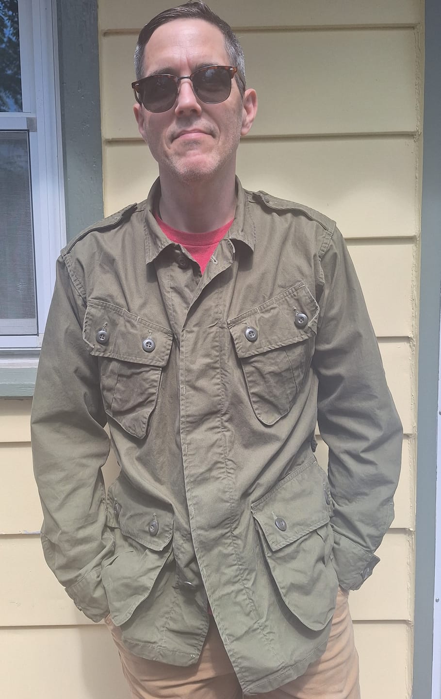 Customer photo review of 1963 1st Model Tropical Jungle Fatigue Jacket