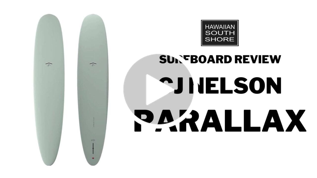 Customer video review of CJ Nelson PARALLAX PLUS 2+1 Fin (7'10-9'9) Thunderbolt Red