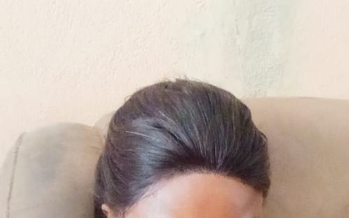 Customer photo review of Peruvian Lace Front Wig