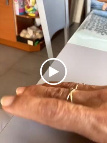 Customer video review of Anillo Doble Cruzada