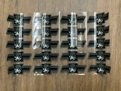 Customer photo review of Custom UV 3D DTF Transfers By Size