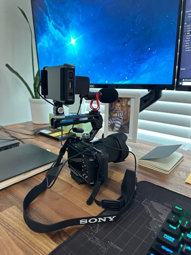 Customer photo review of Moukey カメラマイク 外付けマイク vlogマイク 3.5mm変換ケーブル スマートホン/ビデオ/Vlog/Canon/Nikon/Sonyカメラ接続 (ビデオカメラ用外付けマイク) DSLR MCm-1