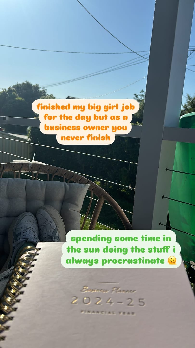 Customer photo review of 2024/25 Financial Year Business Planner - BLUSH