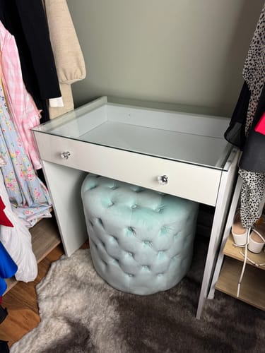 Customer photo review of Electra Vanity Table “Diamond”