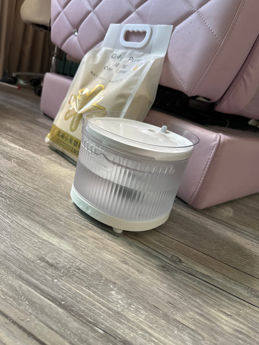 Customer photo review of 【預售特惠】霍曼寵物雙無線飲水機(7800mAH超大容量電池)