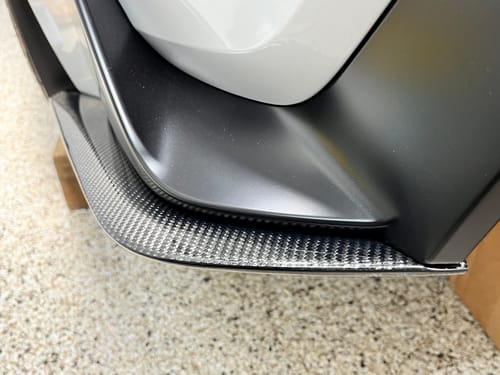 Customer photo review of 2020-Up Toyota Supra A90 Artisan Spirit Rear Apron Lip