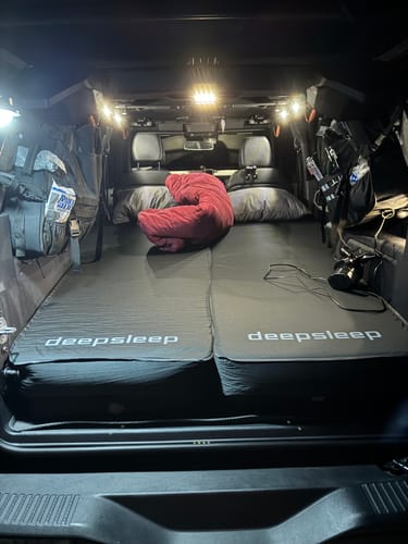 Customer photo review of deepsleep Solo Camping Mat for 4 Door Ford Bronco