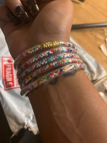Customer photo review of Sprinkles Jelly Bangles