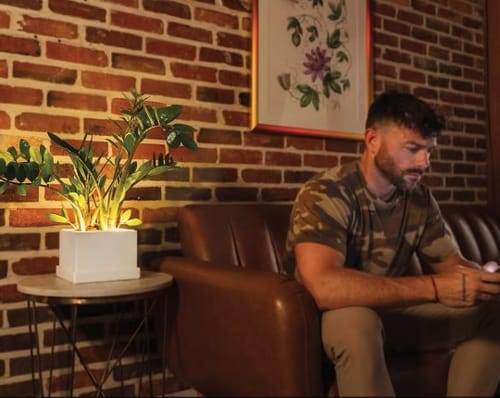 Customer photo review of Retro - Blüme Light LED Planter