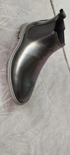 Customer photo review of EZZIO: STEP-IN LEATHER BOOTS