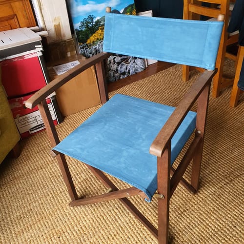 Customer photo review of Fabric Paint -- Blue