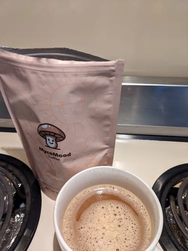 Customer photo review of MycoMood Mushroom Coffee Starter Kit - 30 Servings (Exclusive Launch Offer) $1 TRIAL! Limit One Per Customer