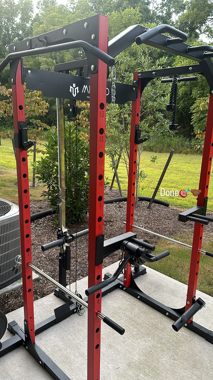 Customer photo review of F4 Power Rack with Lat Pull Down System