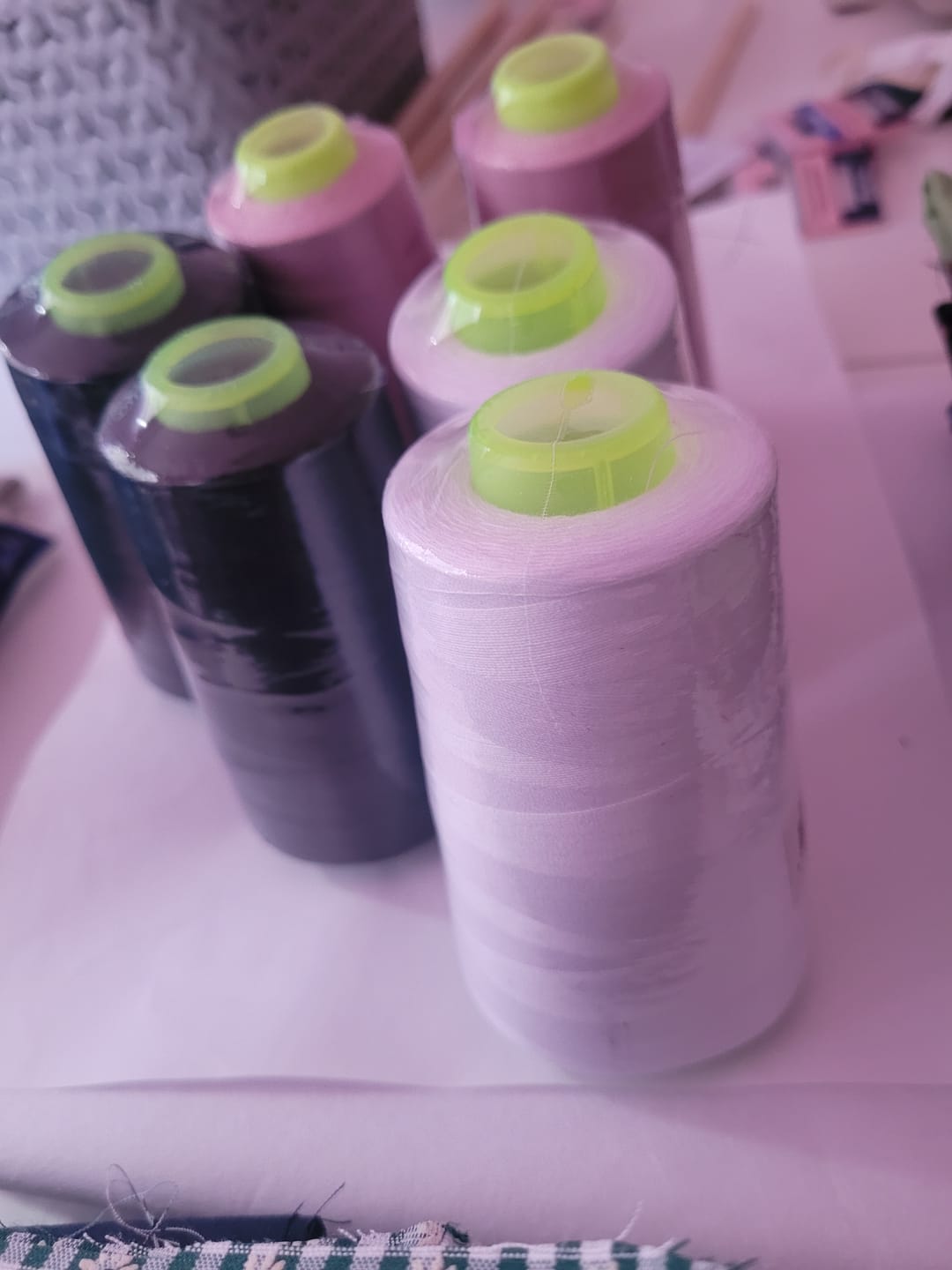 Customer photo review of Overlocking Thread - 3000 Yards