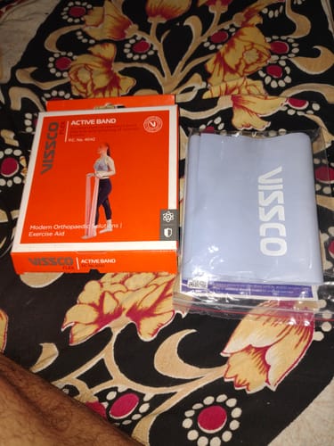 Customer photo review of Active Band | Physical Resistance Band for Exercise, Workouts, Gym, Stretching, Yoga | Muscles & Joints Strengthener