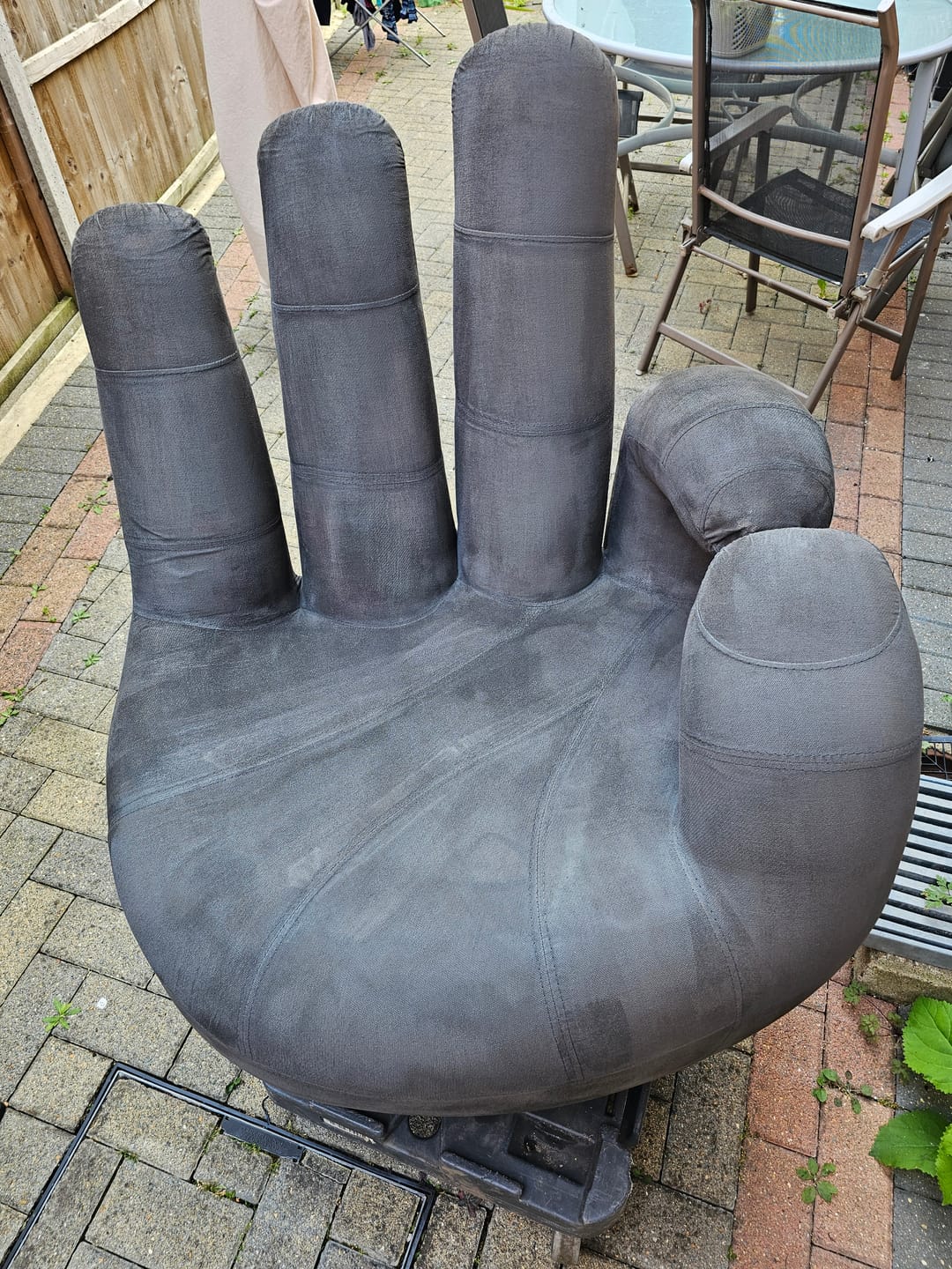 Customer photo review of Fabric Paint -- Dark Grey