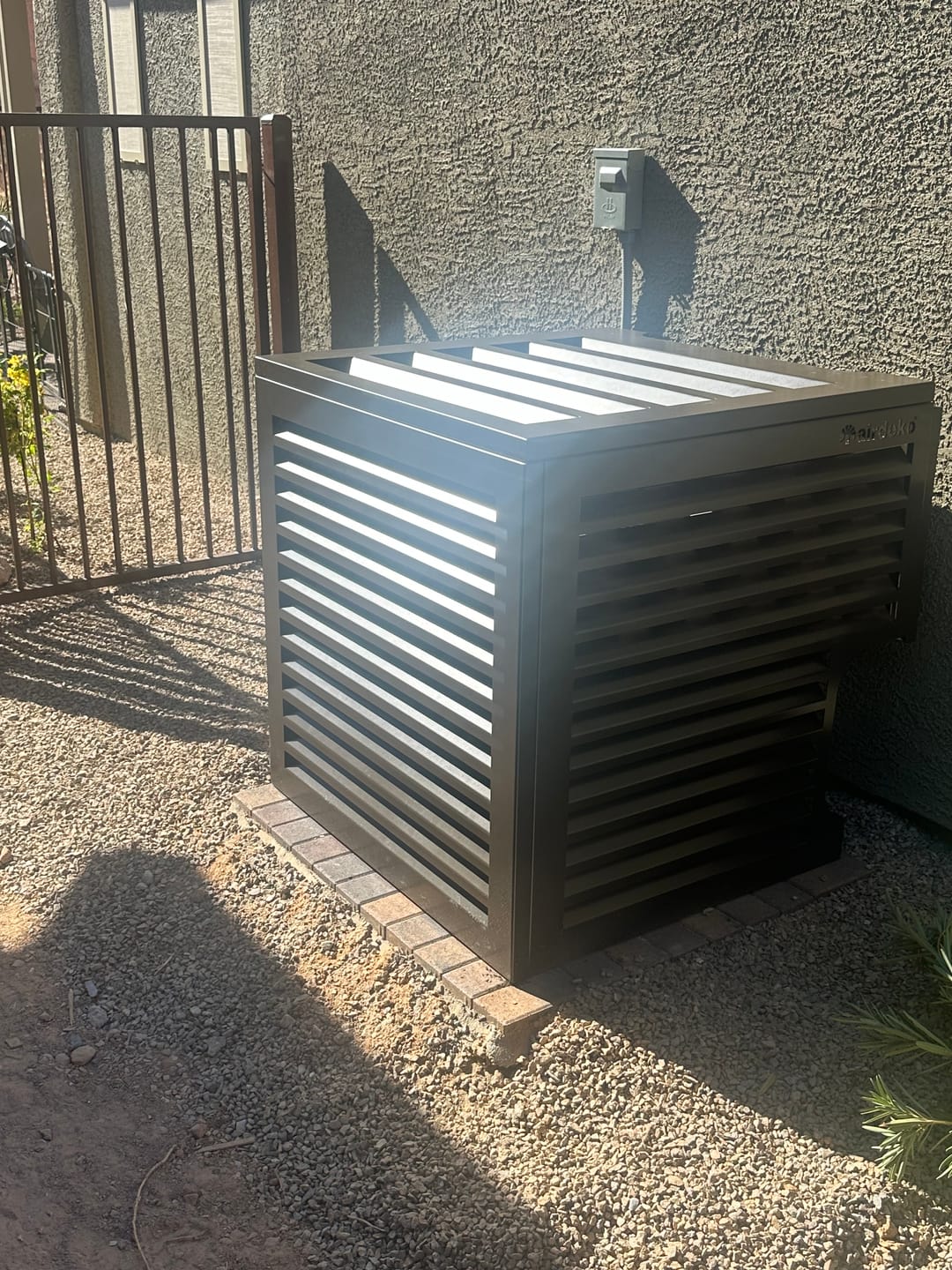Customer photo review of Central AC Cover - Bronze