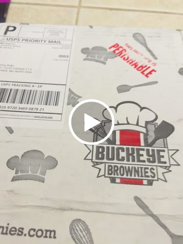 Customer video review of Buckeye’s Birthday Box