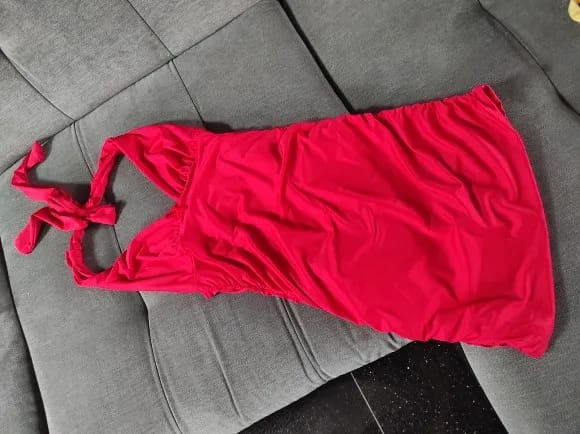 Customer photo review of Robe de Soirée Rouge Sexy