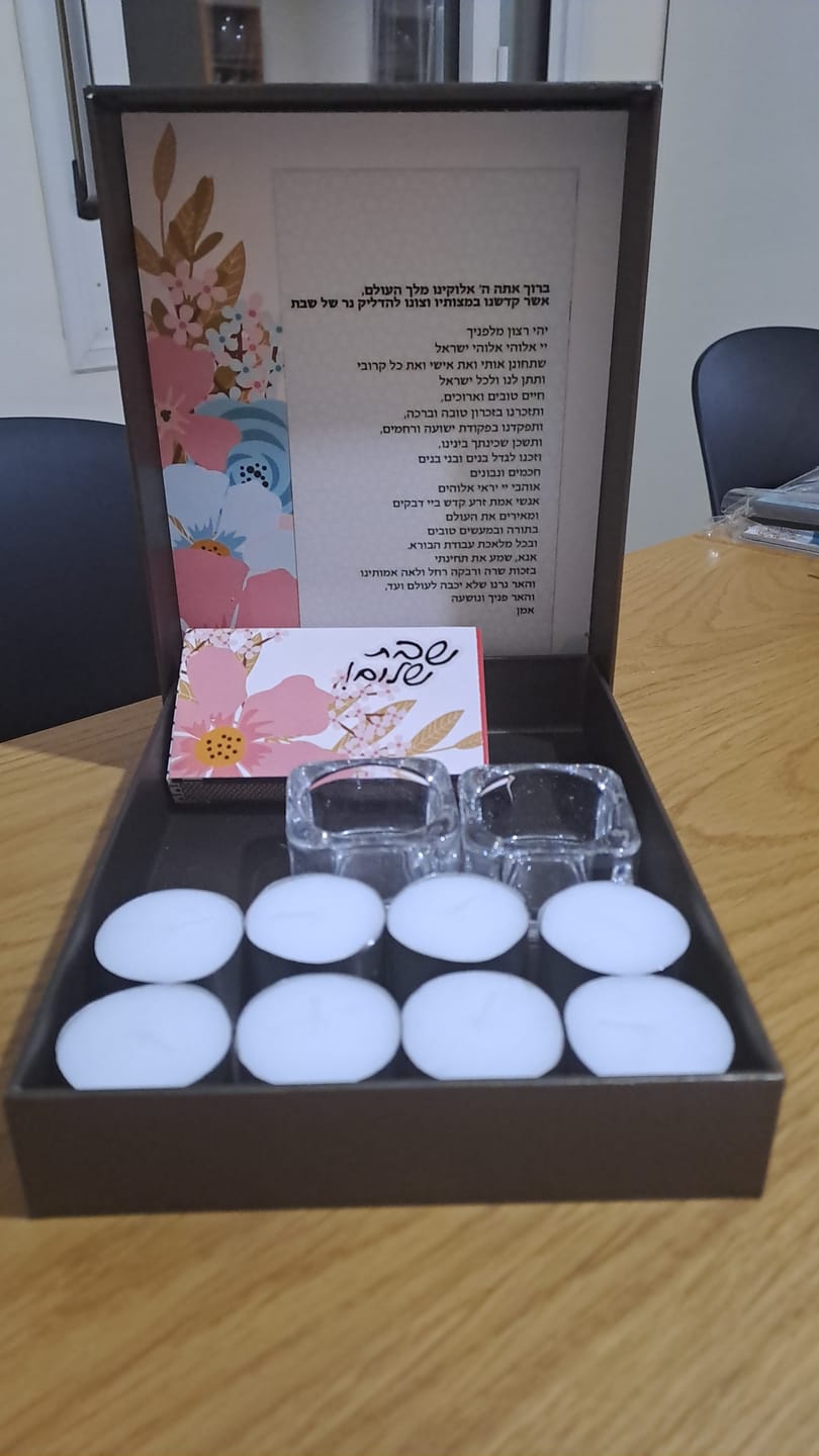 Customer photo review of Blessing Stickers - Shabat shalom