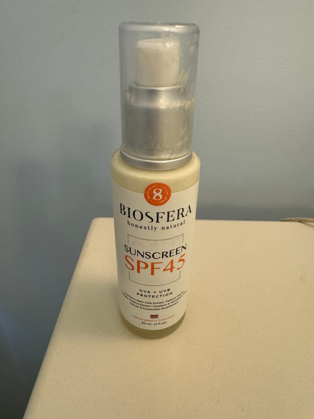 Customer photo review of Sunscreen Cream SPF45