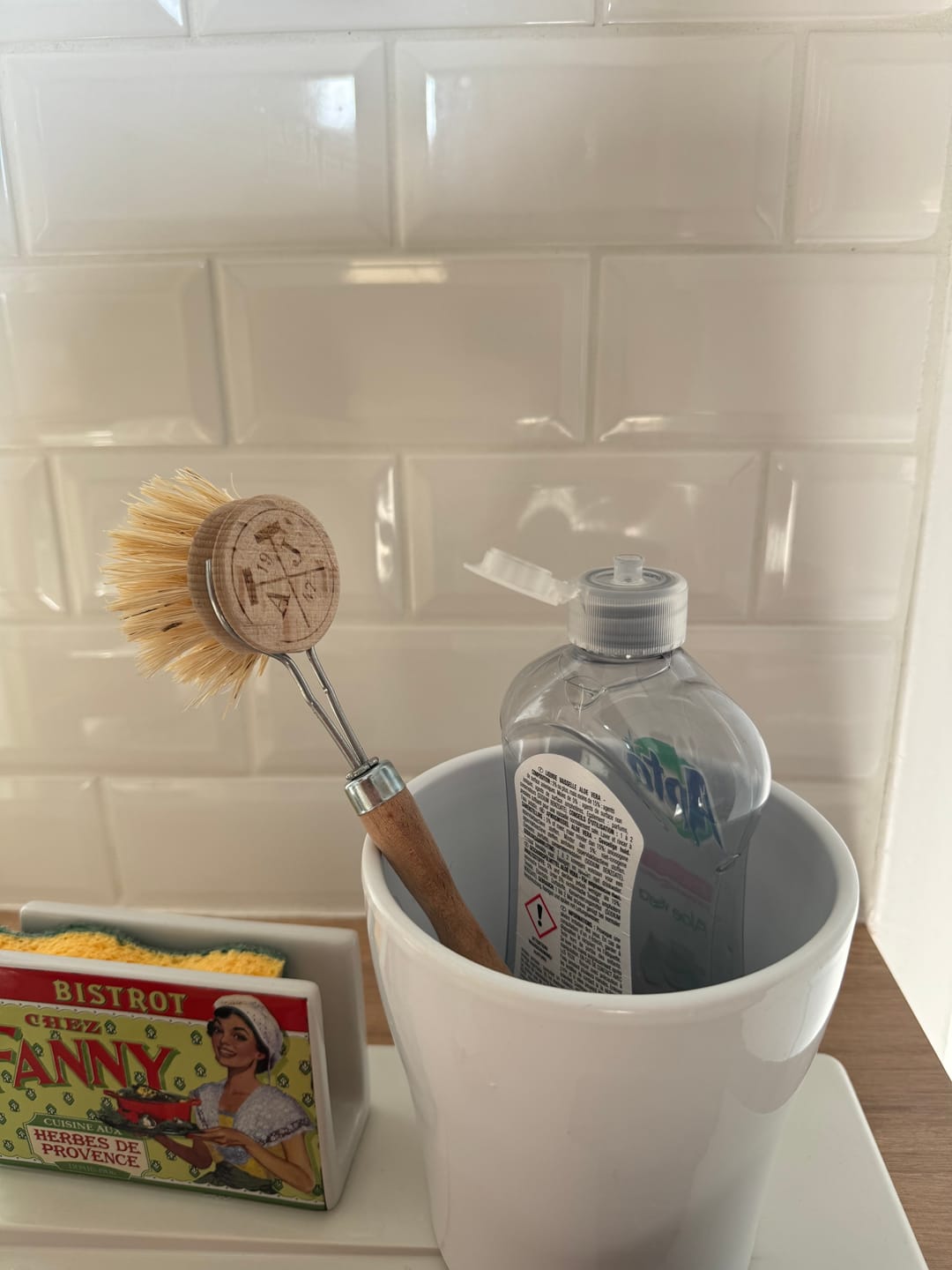 Customer photo review of Brosse à vaisselle à tête remplaçable