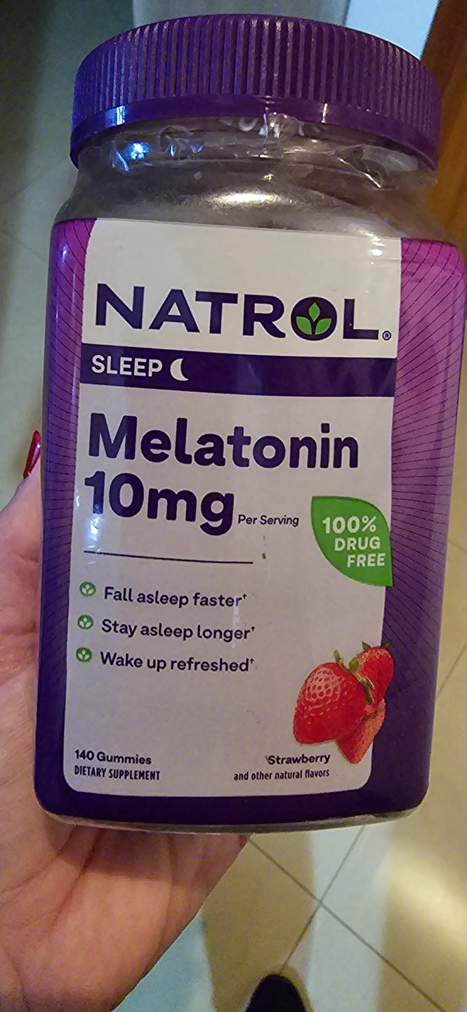 Customer photo review of Natrol Melatonina 10mg, 140 Gomas Mastigáveis de Morango