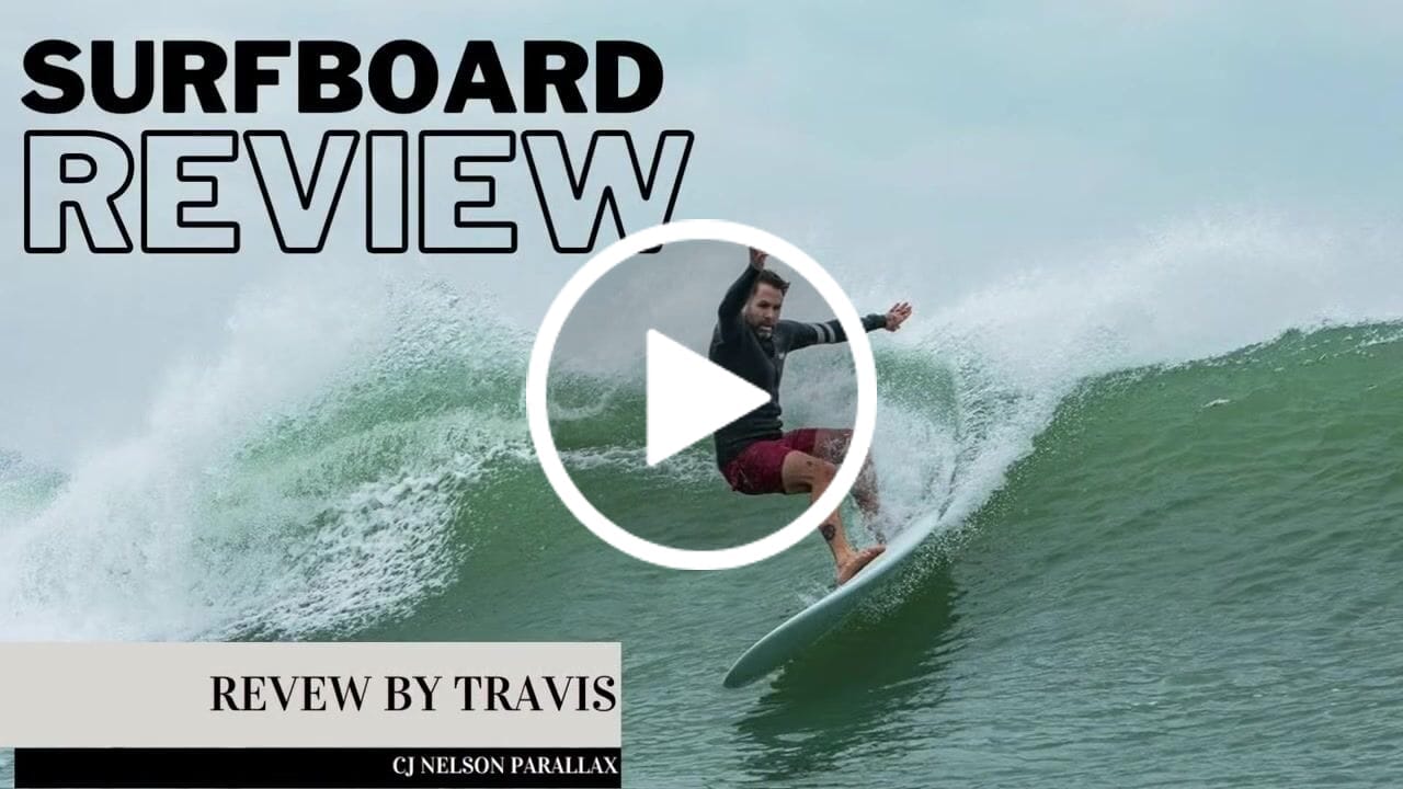 Customer video review of CJ Nelson PARALLAX PLUS 2+1 Fin (7'10-9'9) Thunderbolt Red