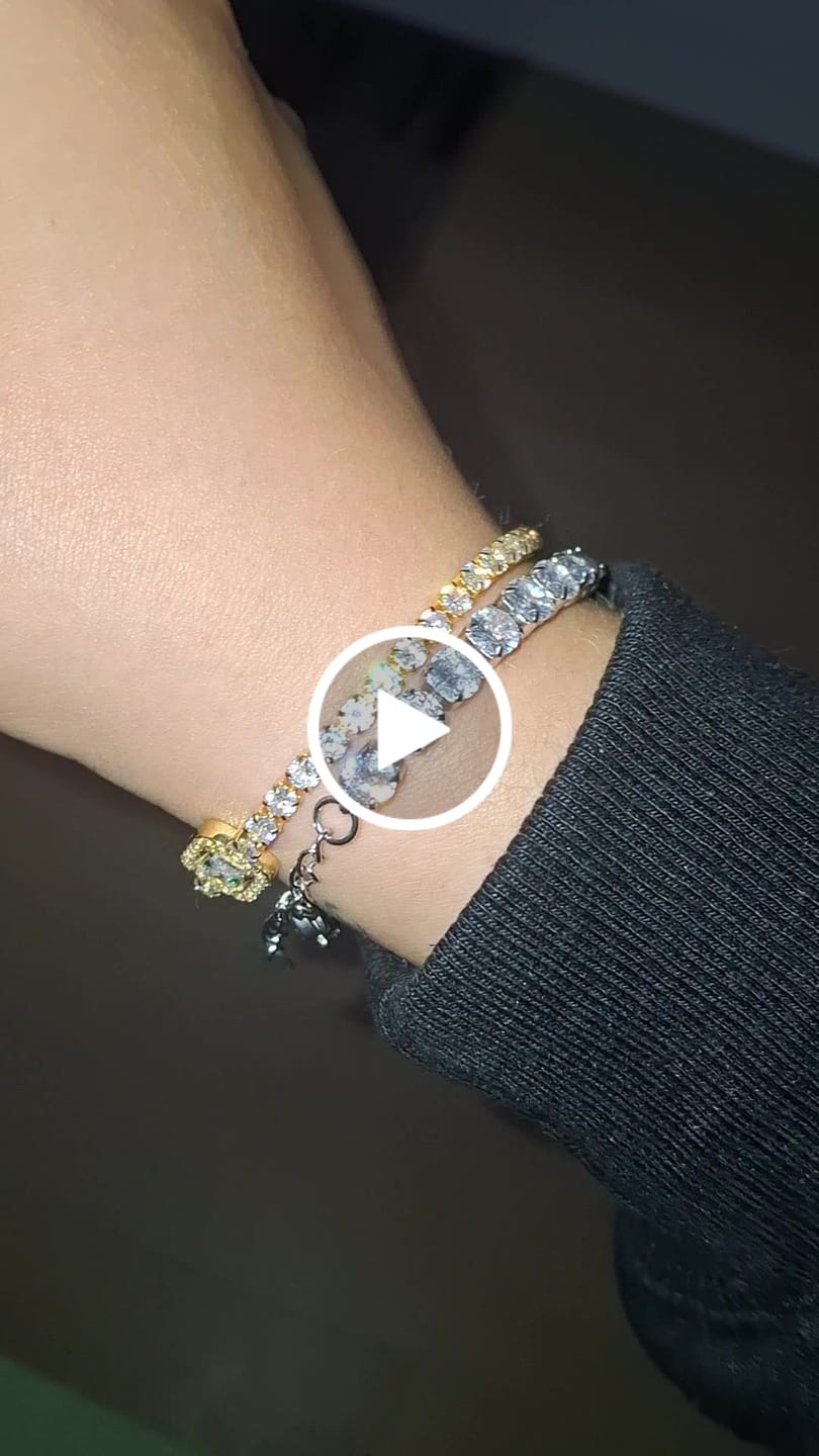 Customer video review of Tennis Armband | 18K vergoldet