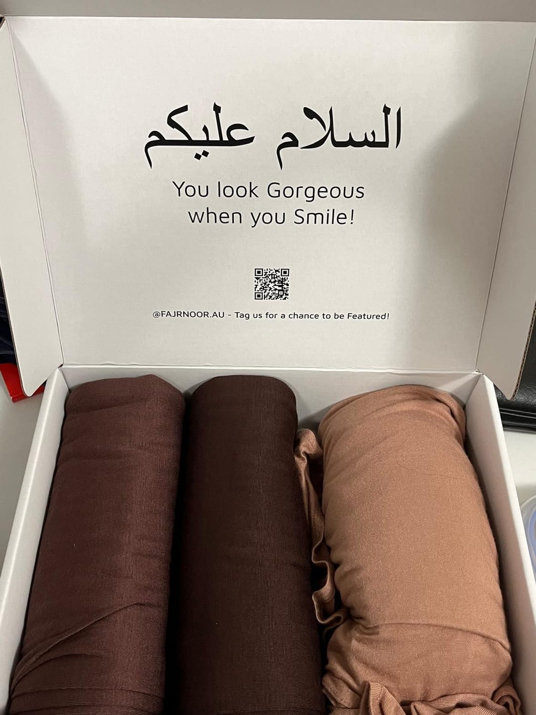 Customer photo review of Premium Jersey Hijab - Sky Blue