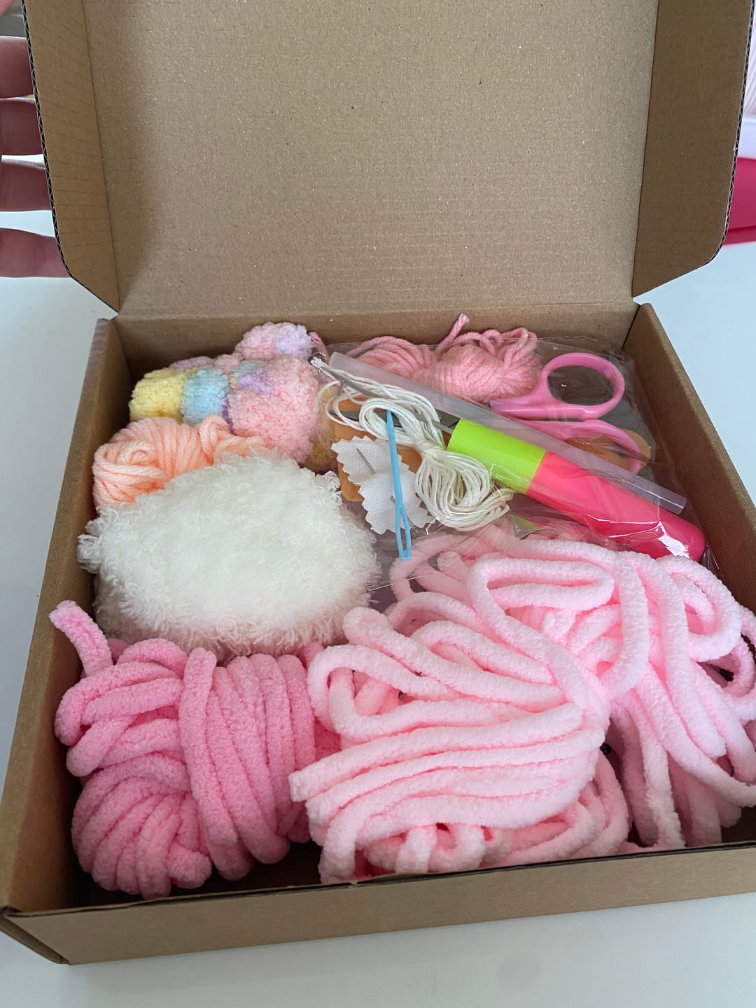 Customer photo review of COTTON CANDY Moss Coaster Kit