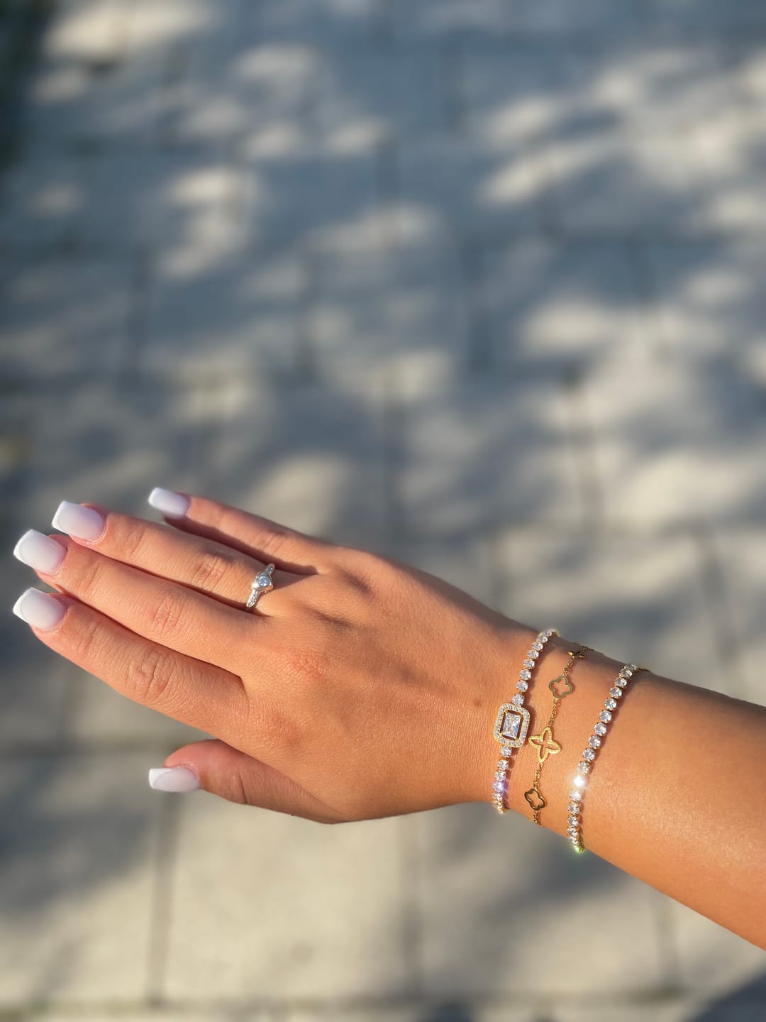 Customer photo review of Elisa Armband | 18K vergoldet