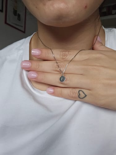Customer photo review of Charm targhetta iniziale