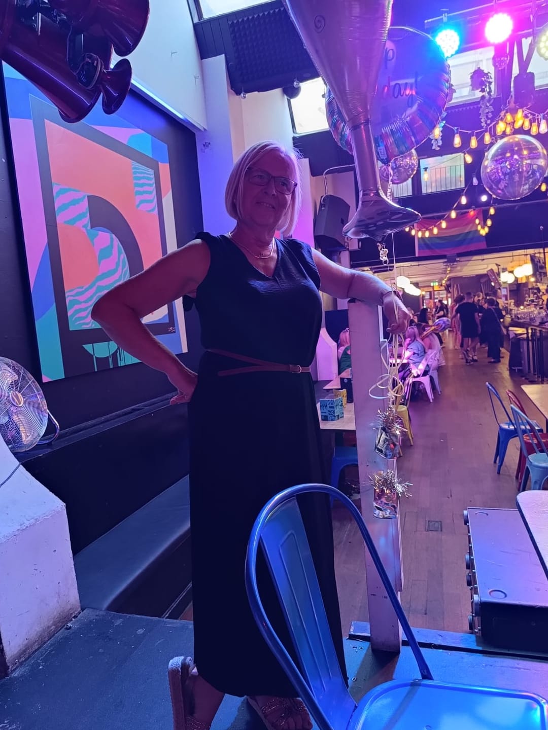 Customer photo review of Justine Black Frill Sleeve Jumpsuit