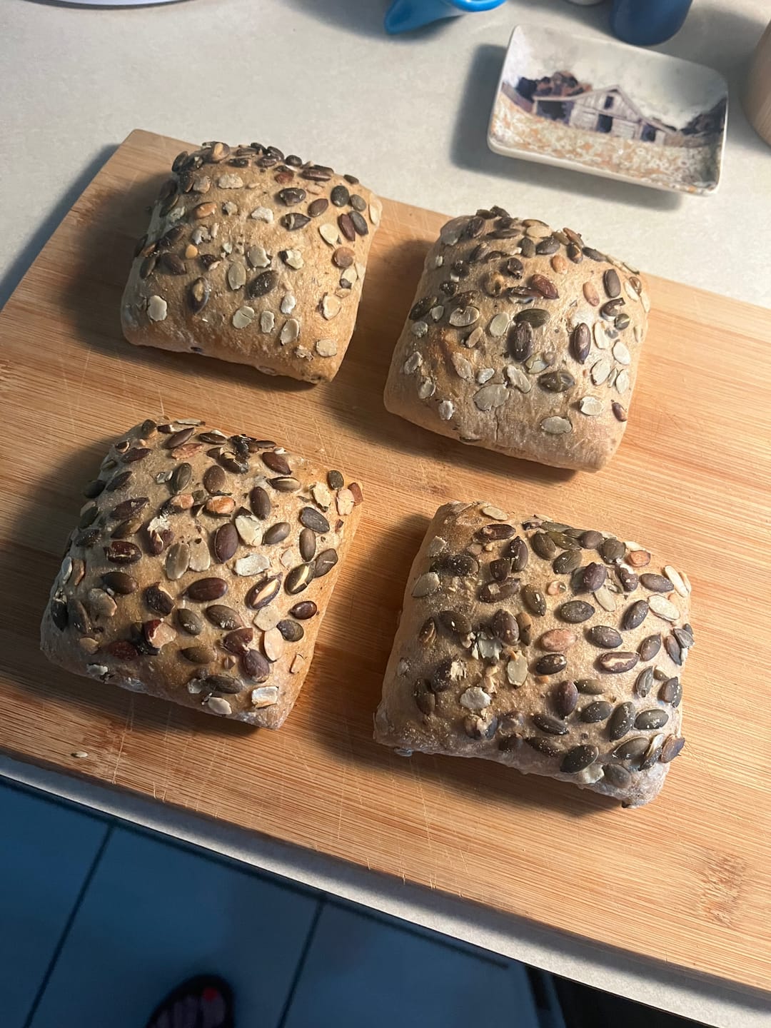 Customer photo review of Pumpkin Seed Rolls (5 pack)