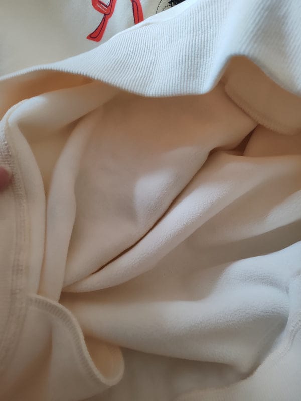 Customer photo review of Aelfric Eden Oversized Bow Graphic Hoodie